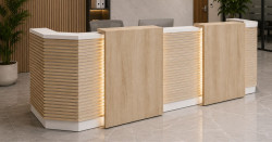 Mira Medium Reception Desk Dubai | Modern Reception Counter UAE