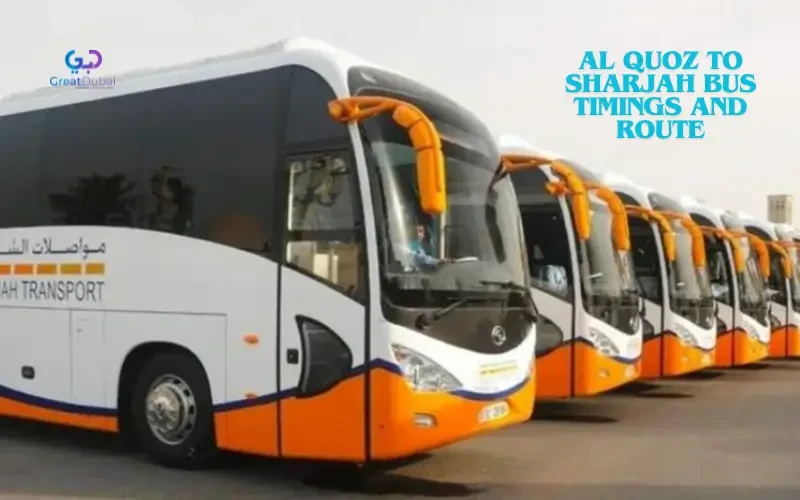 Al Quoz to Sharjah Bus Timings and Route Information