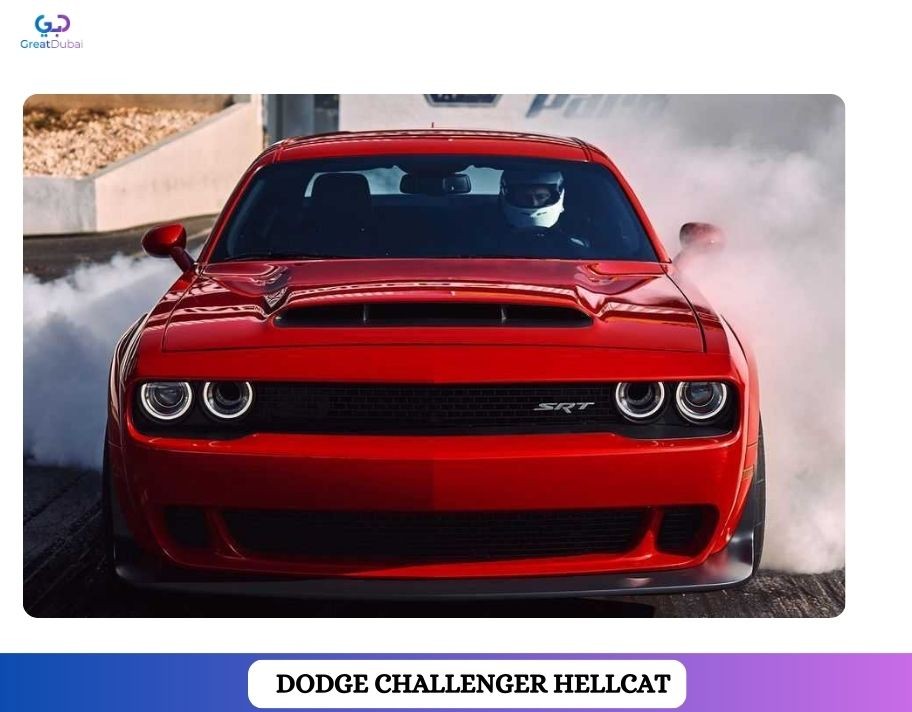 Rent Dodge Challenger V6 2020 in Dubai - Best Deals-image