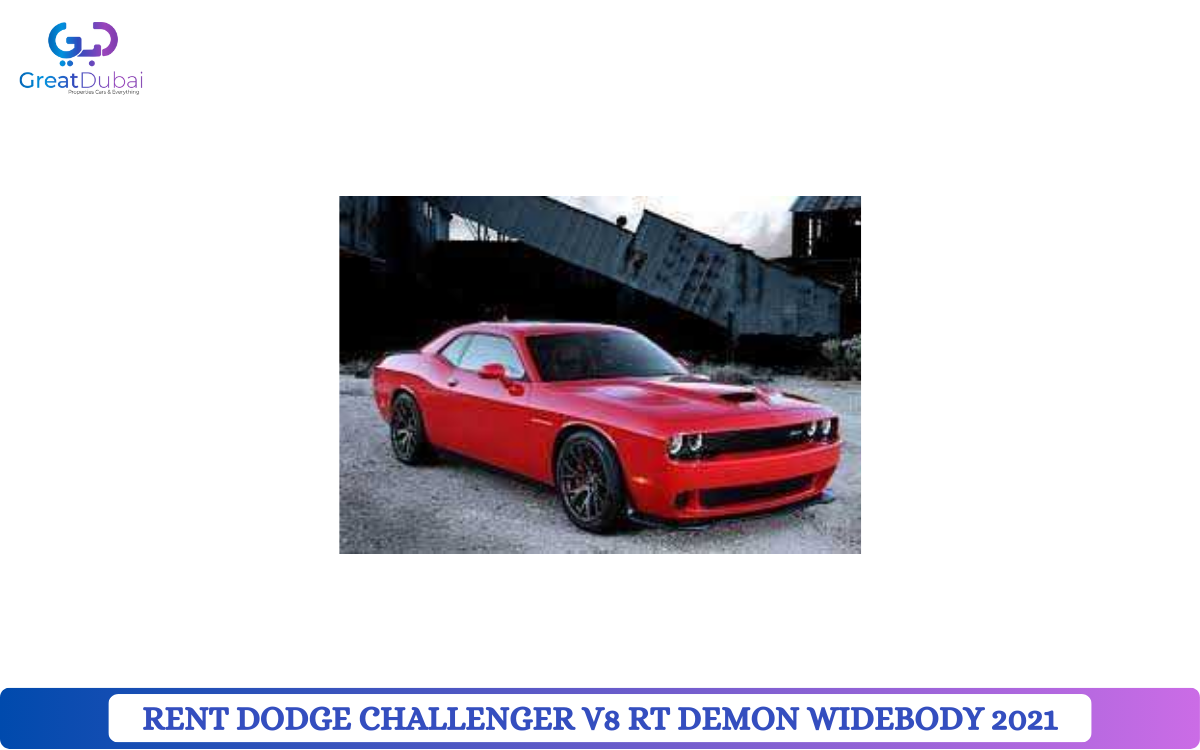 RENT DODGE CHALLENGER V8 RT DEMON WIDEBODY 2021 IN DUBA-image