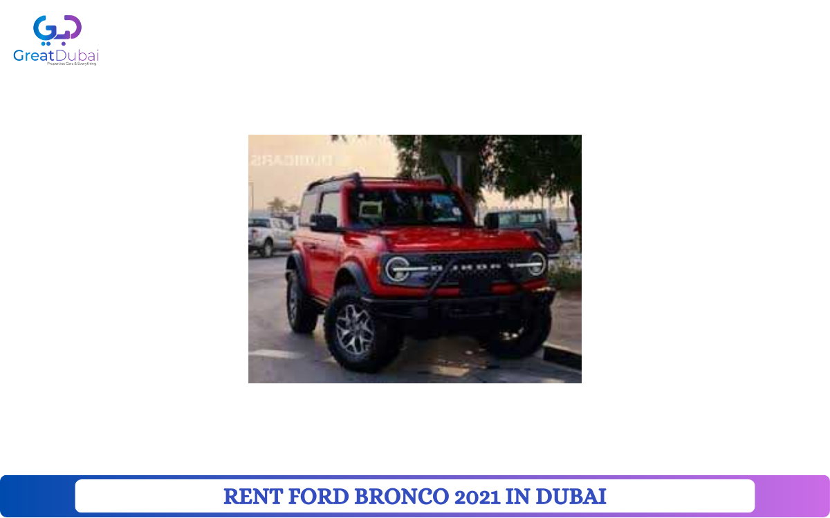 RENT FORD BRONCO 2021 IN DUBAI-image