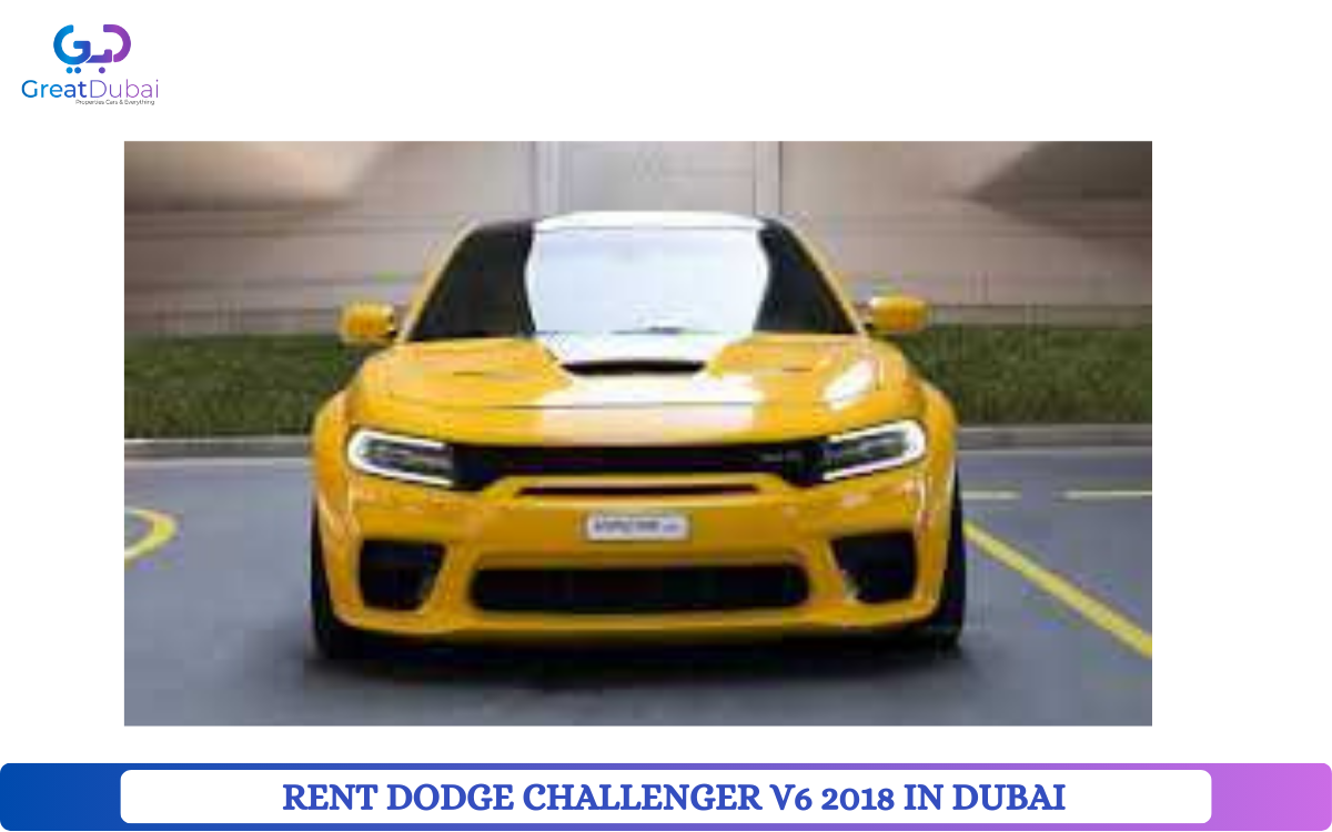 RENT DODGE CHALLENGER V6 2018 IN DUBAI-image