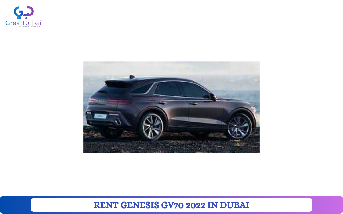 RENT GENESIS GV70 2022 IN DUBAI-image