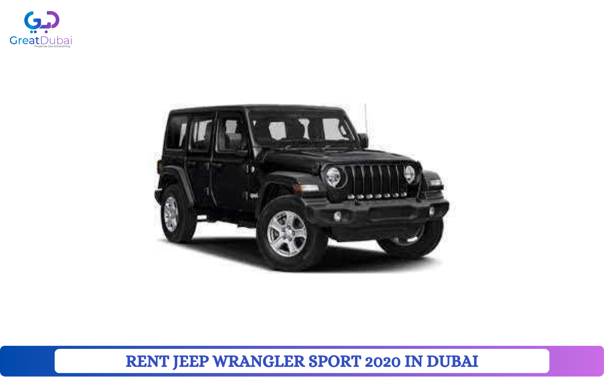 RENT JEEP WRANGLER SPORT 2020 IN DUBAI-image