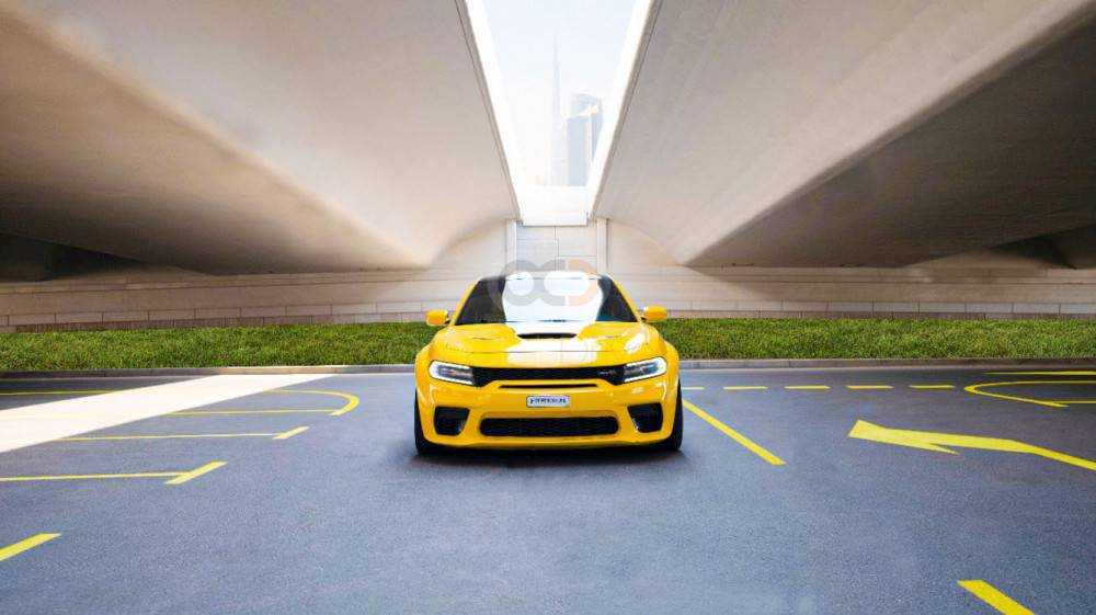 Rent Dodge Charger Hellcat Widebody V8 2018 in Dubai-pic_4