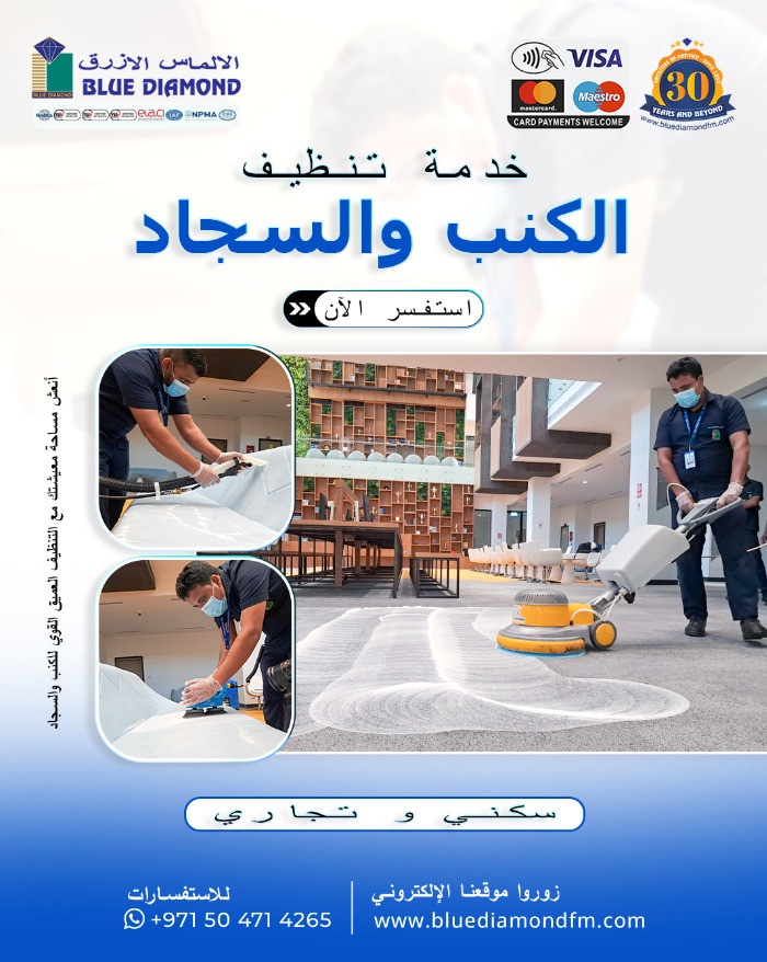 خلك مرتاح.. وخلي تنظيف الأريكة والسجاد علينا